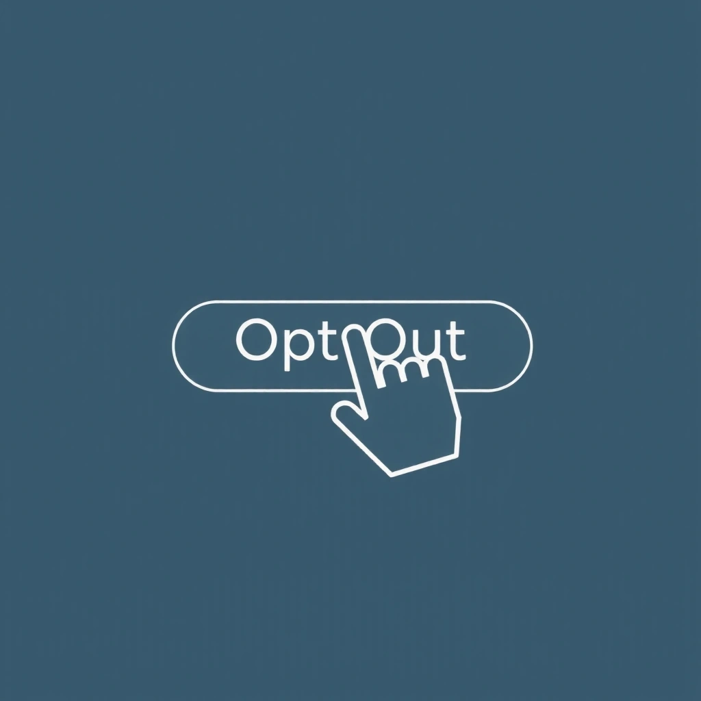 Opt-out mechanism icon