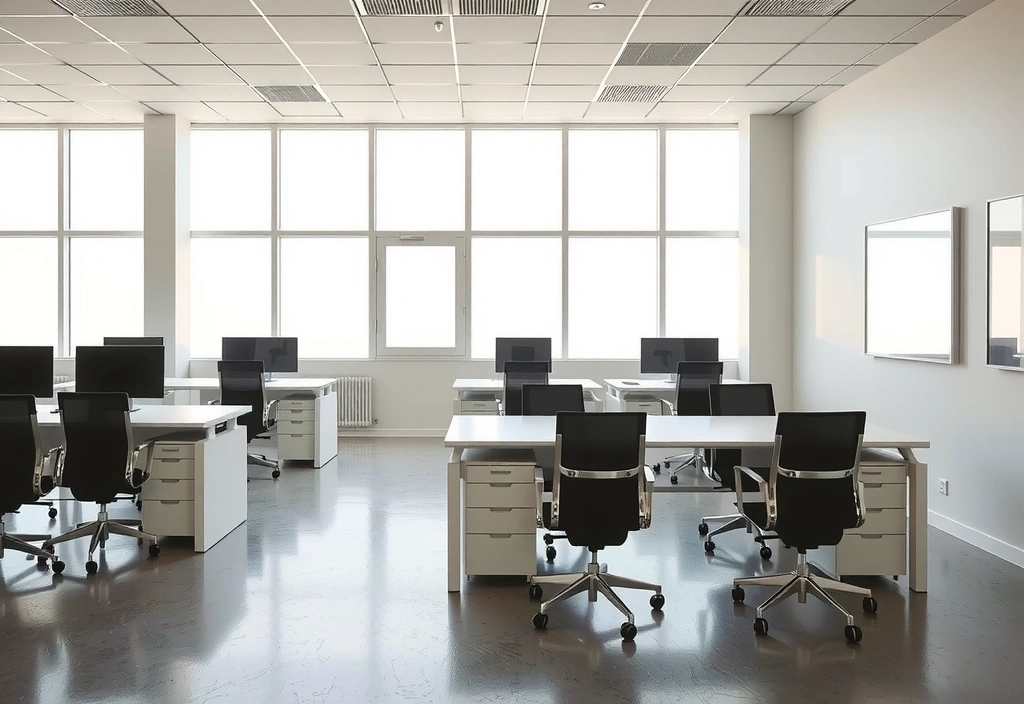 Modern clean office space