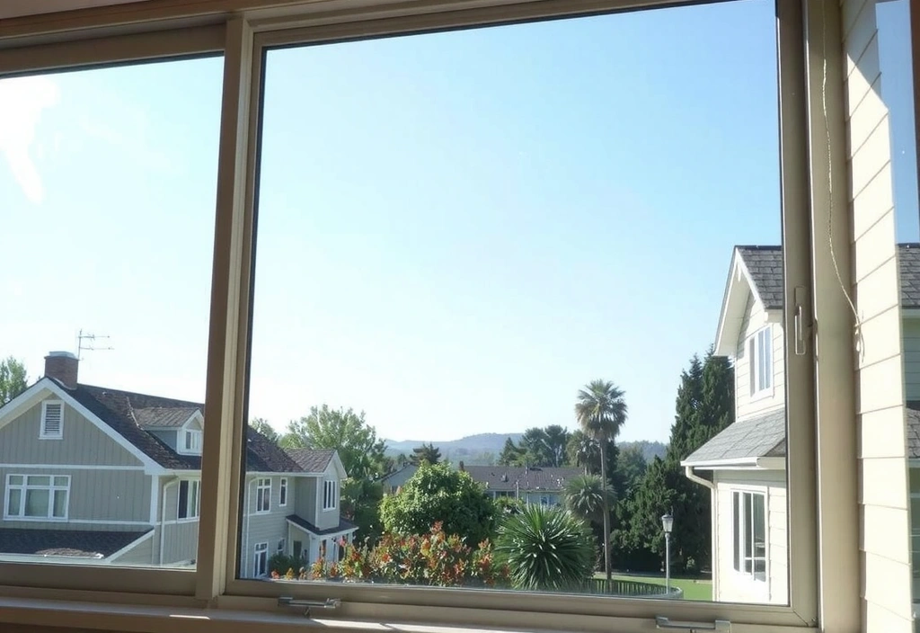 Sparkling clean window