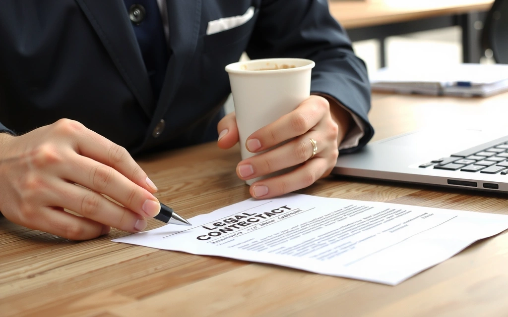 Legal document being reviewed, symbolizing terms and conditions